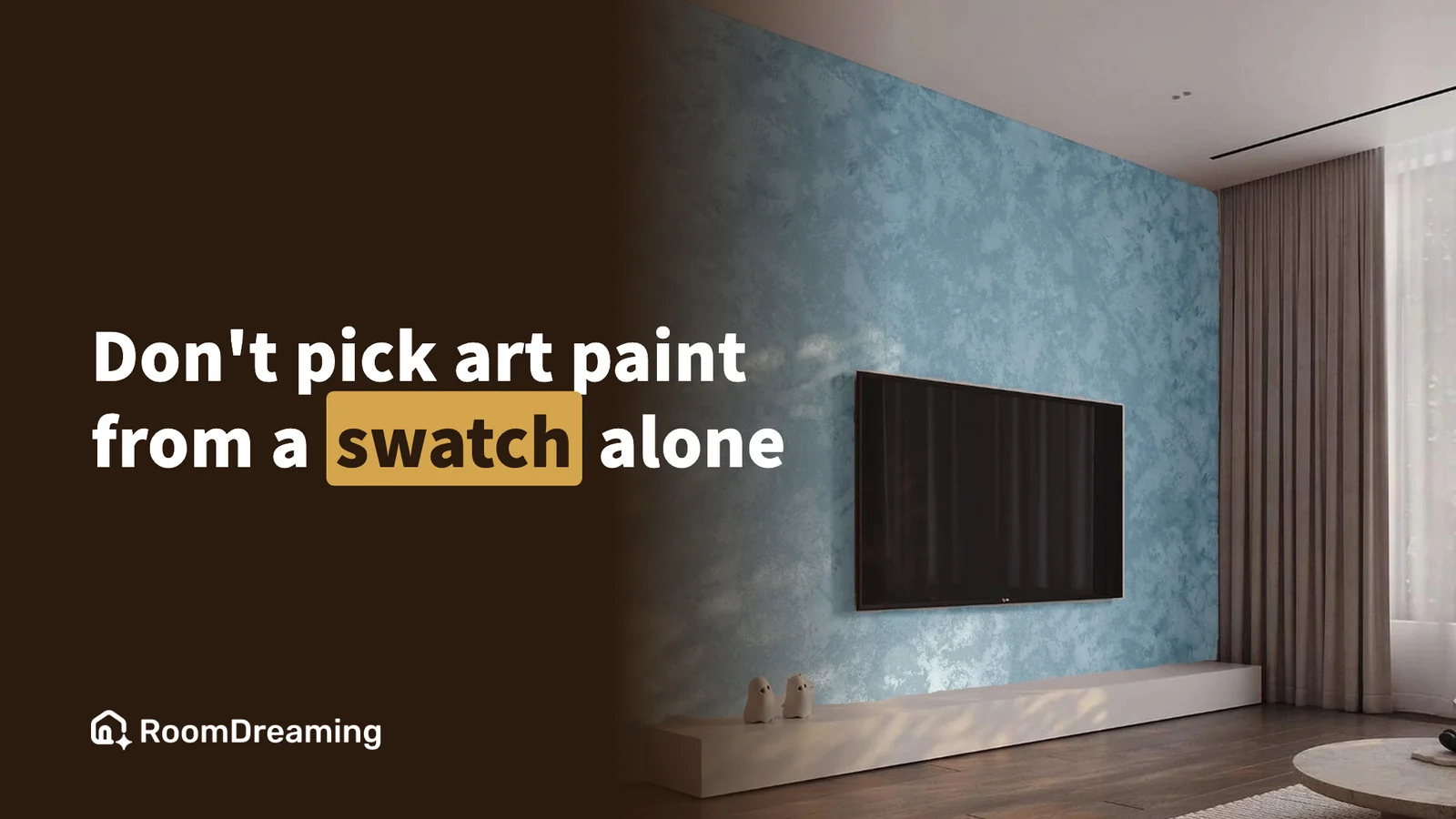 Why You Can't Choose Decorative Paint From a Color Card: Sample Boards vs AI Paint Visualizer